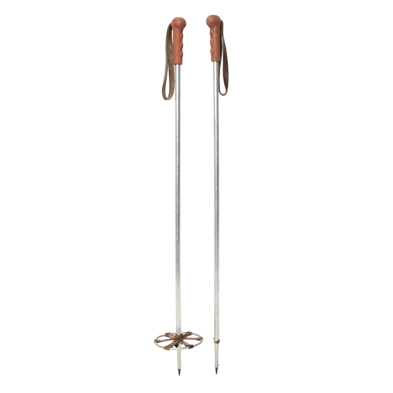 Red Combi Junior Skis with Poles