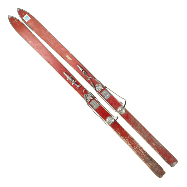 Red Combi Junior Skis with Poles