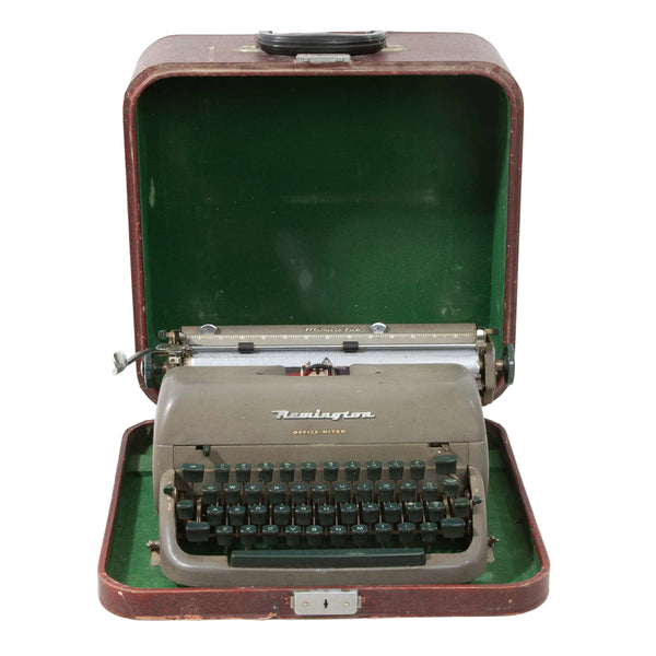 Remington "Office-Riter" Miracle Typewriter w/ Carrying Case