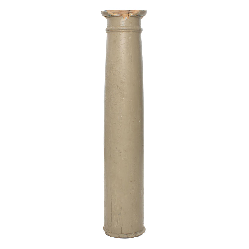 Round Painted Wood Pillar (As Is)