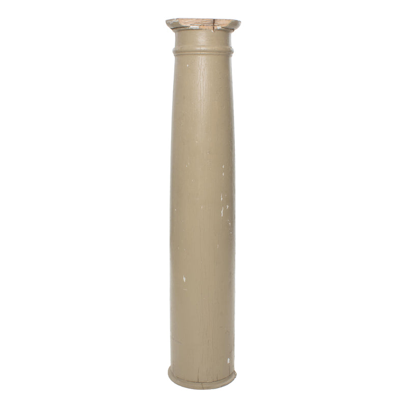 Round Painted Wood Pillar (As Is)