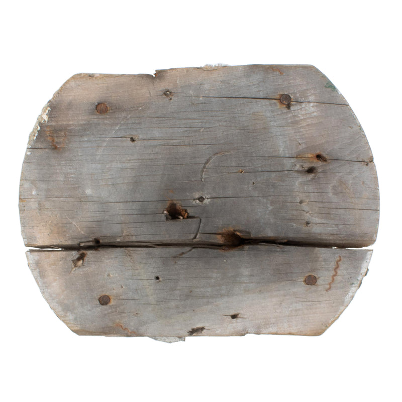 Round Painted Wood Pillar (As Is)