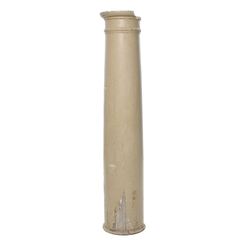 Round Painted Wood Pillar (As Is)