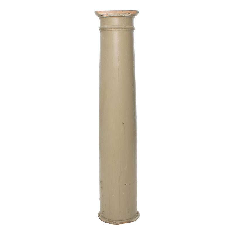 Round Painted Wood Pillar (As Is)