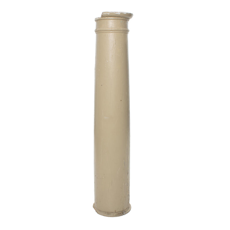 Round Painted Wood Pillar (As Is)