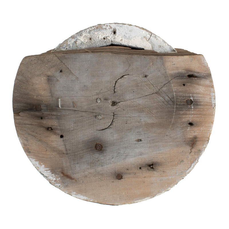 Round Painted Wood Pillar (As Is)