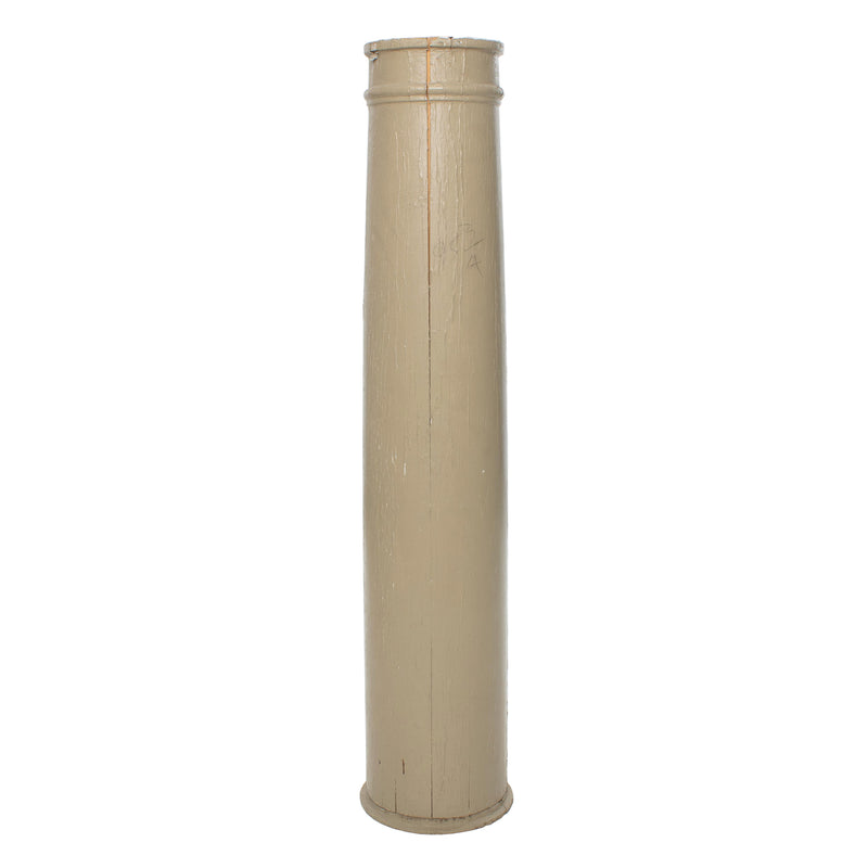 Round Painted Wood Pillar (As Is)