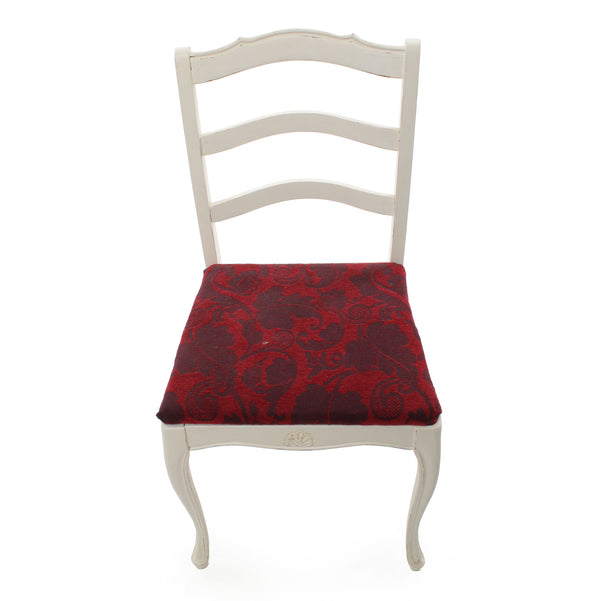Shabby Chic Painted Chair with Newer Upholstery