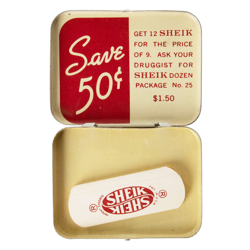 Sheik Condom Tin