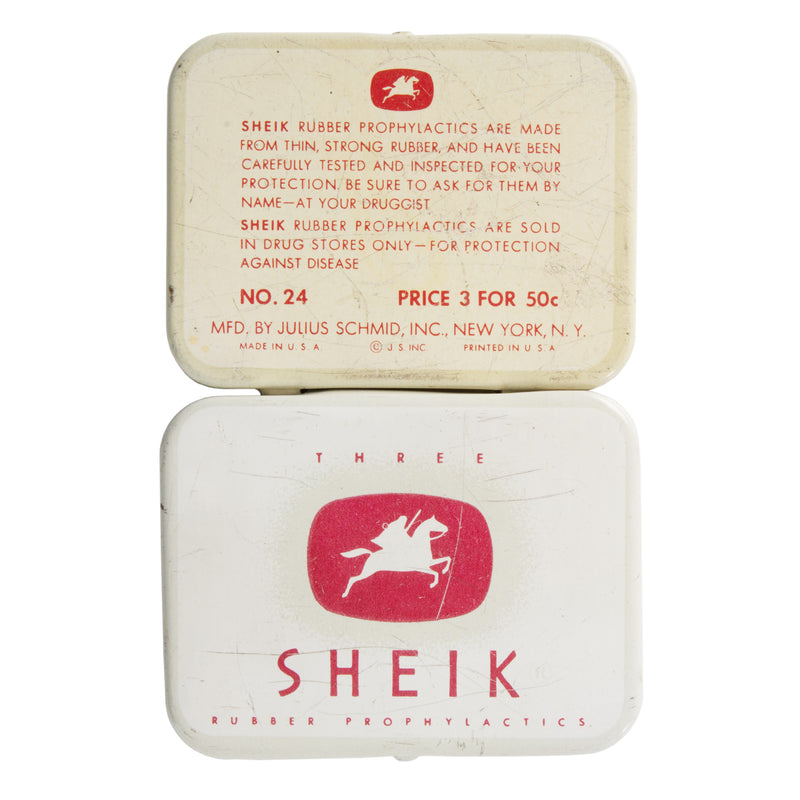 Sheik Condom Tin