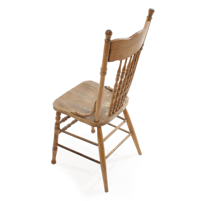 Shell and Scroll Pressed Back Chair