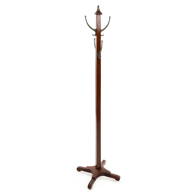 Small Coat Rack with 4 Hooks
