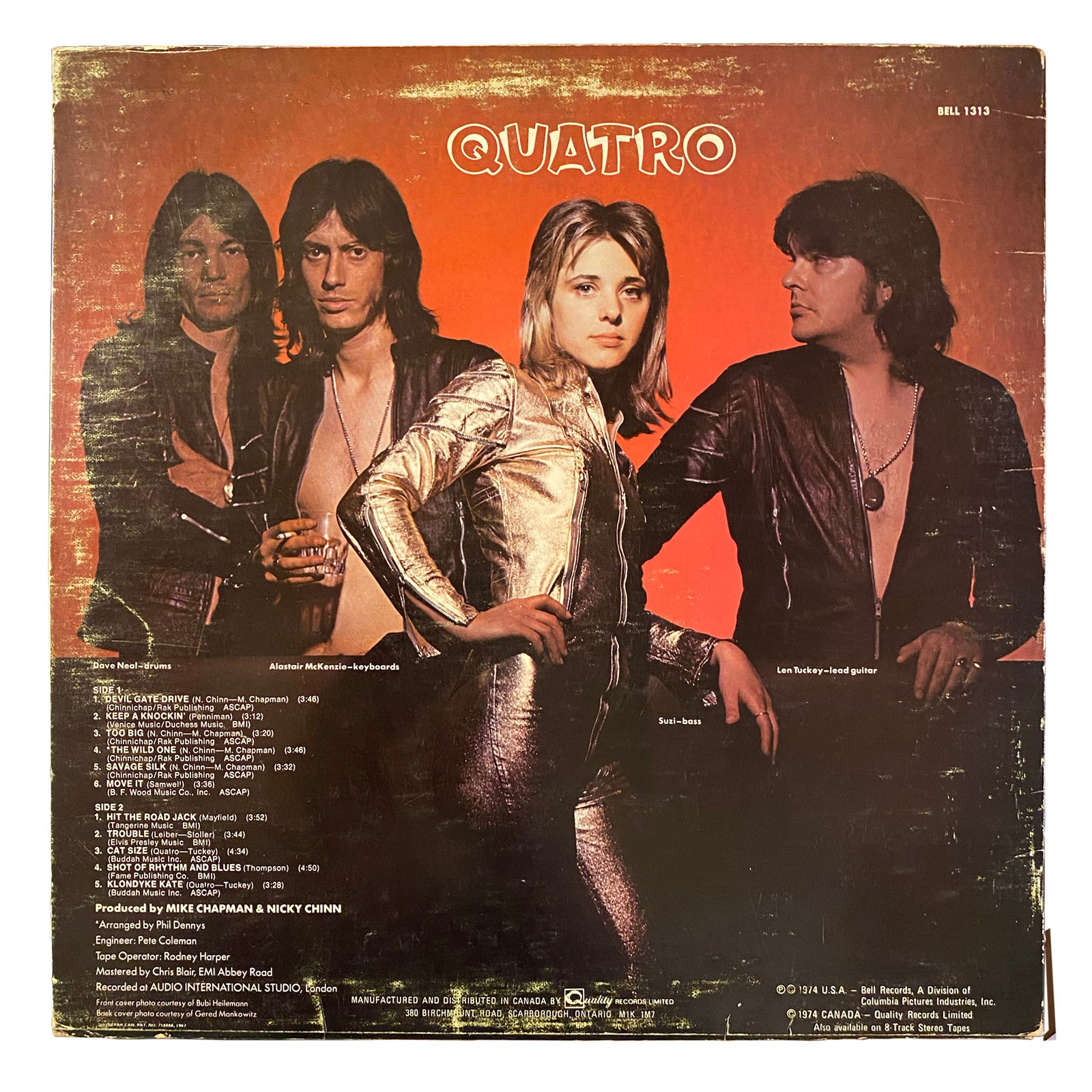 Suzi Quatro - Quatro (LP) – Iron Crow