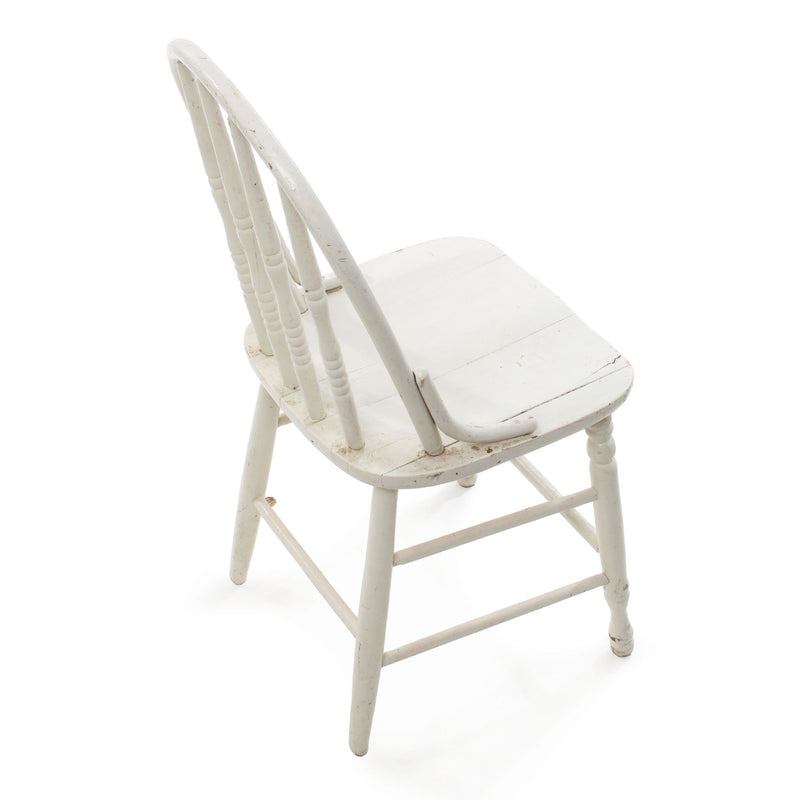 White Painted Hoop Back Chair (As Is)