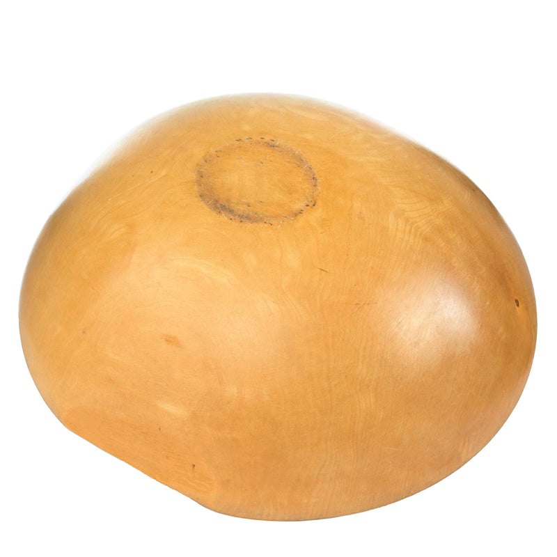 Out of Round Wood Dough Bowl