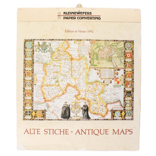 Kleinwefers Antique Maps 1992 Calendar