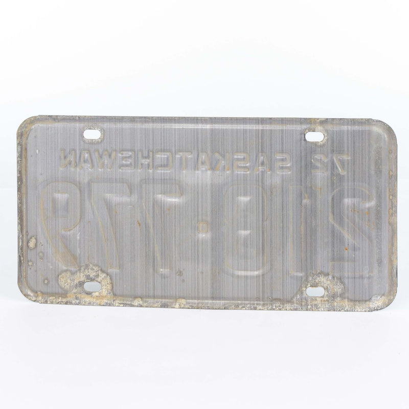 Saskatchewan 1972 Licence Plates (Pair)