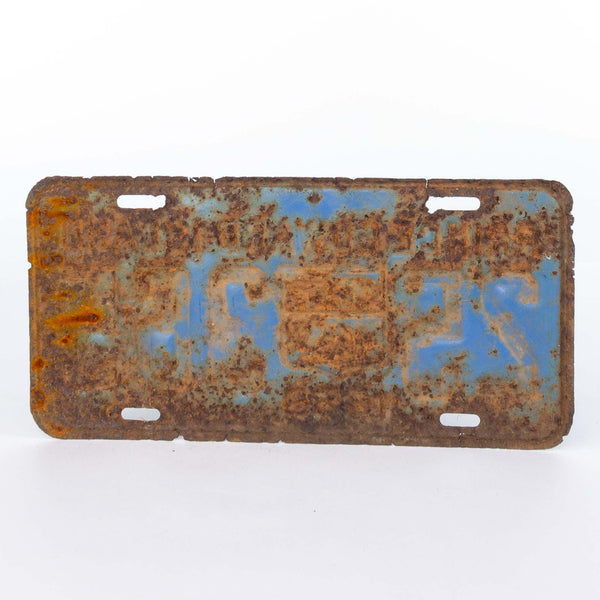 Prince Edward Island 1959 Licence Plate (Corroded)