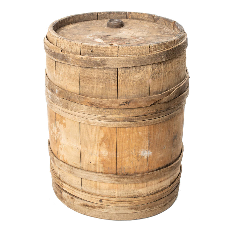 Wood 25lb. Powder Keg