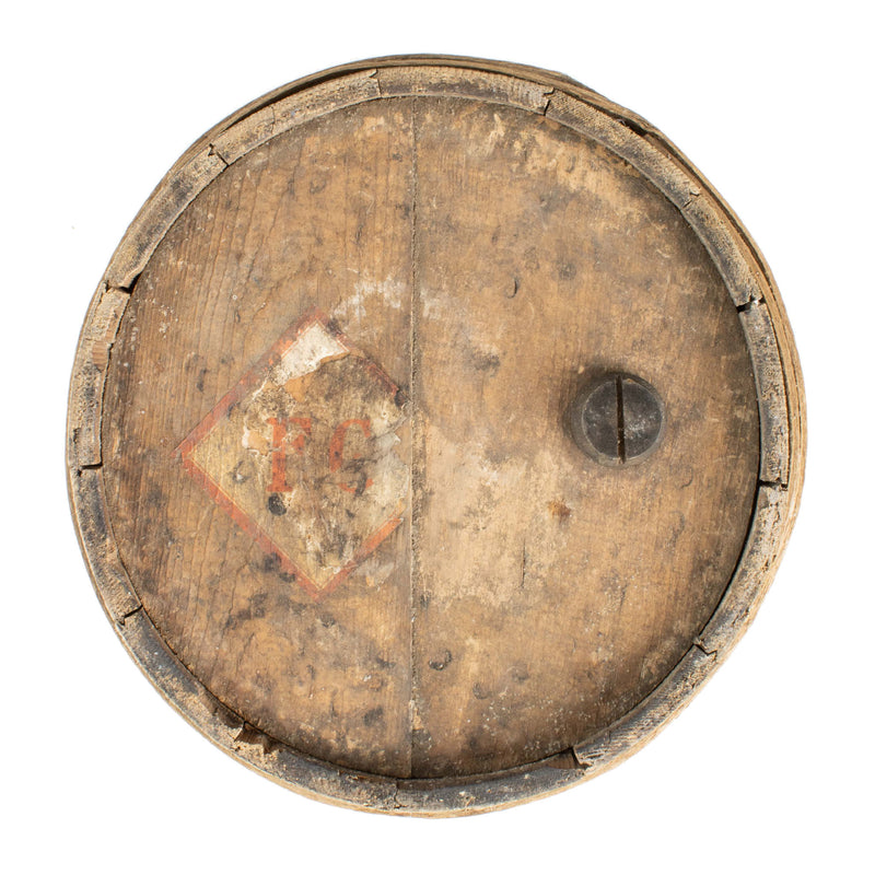 Wood 25lb. Powder Keg