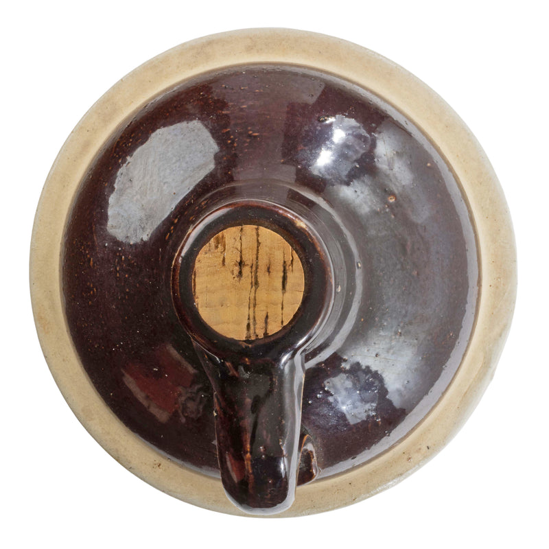 2 Toned Crockery Jug with Handle and Cork