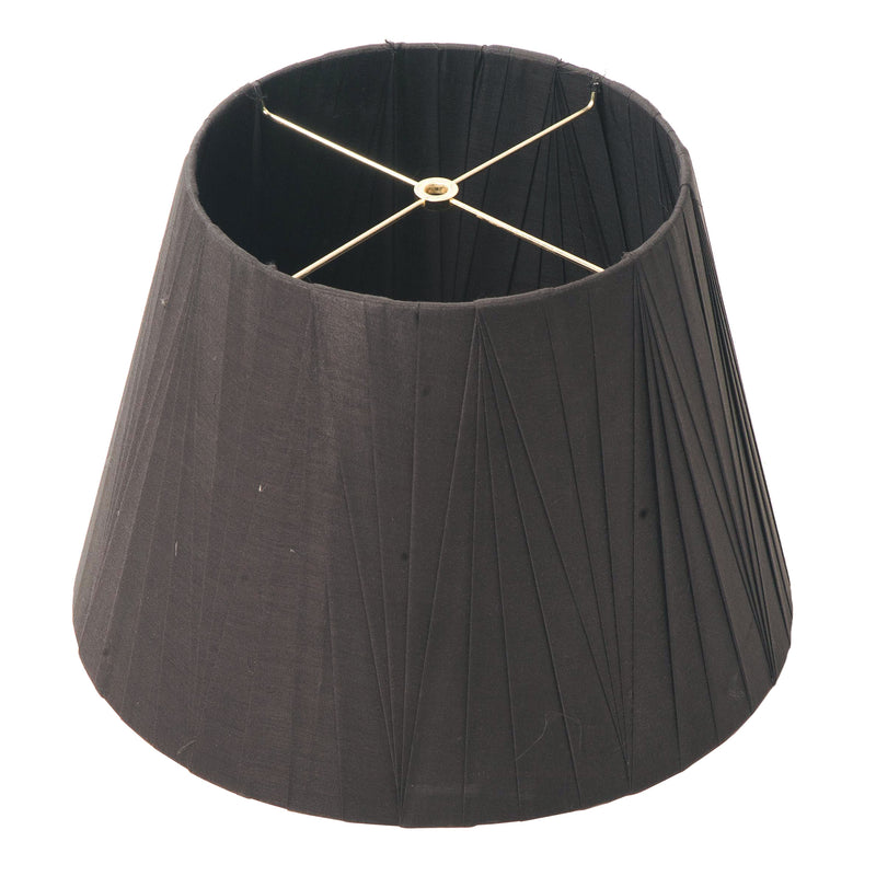 Black Pleated Lampshade