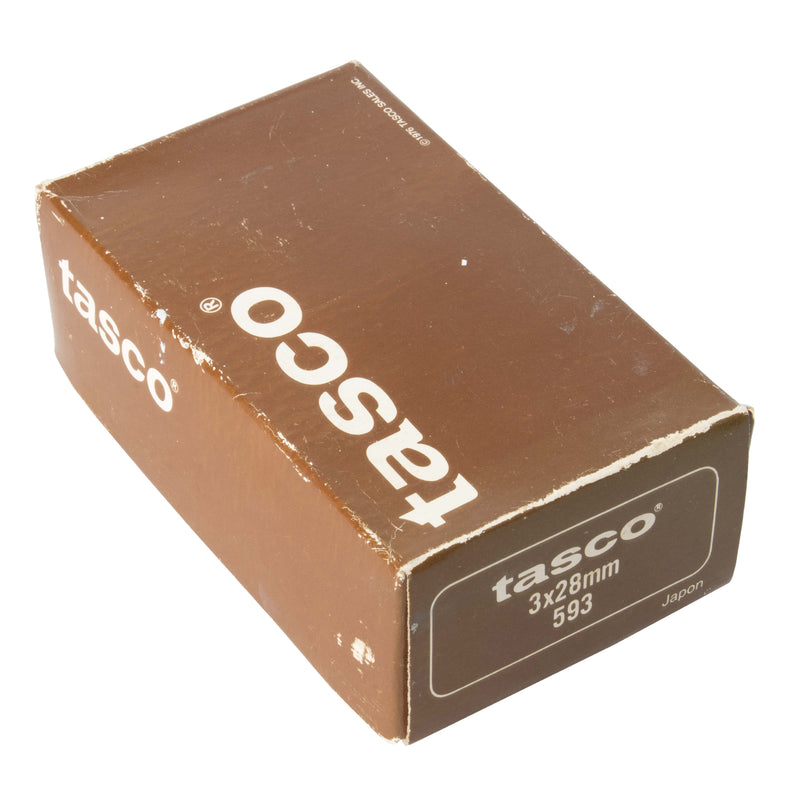 Black and Gold Tasco Opera Glasses with Original Case and Box