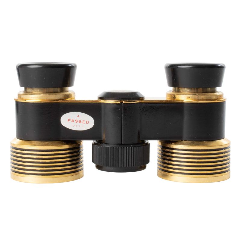 Black and Gold Tasco Opera Glasses with Original Case and Box