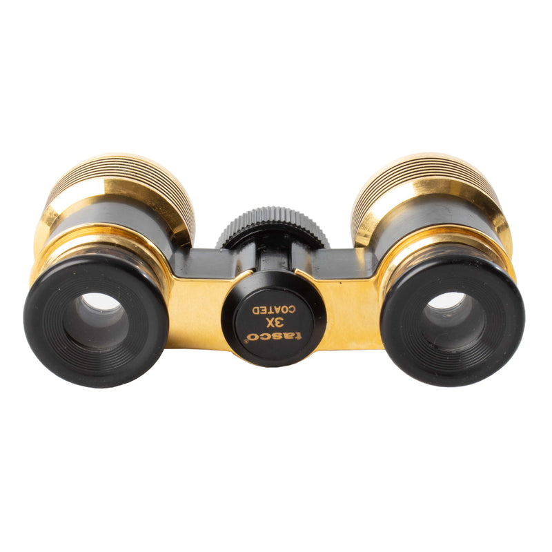 Black and Gold Tasco Opera Glasses with Original Case and Box