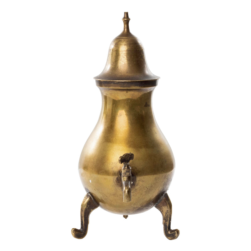 Brass Footed Samovar with Lid