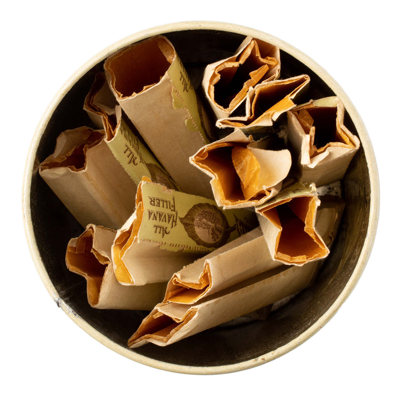 Brod-Vana Filler Tin with Paper Cigar Tubes