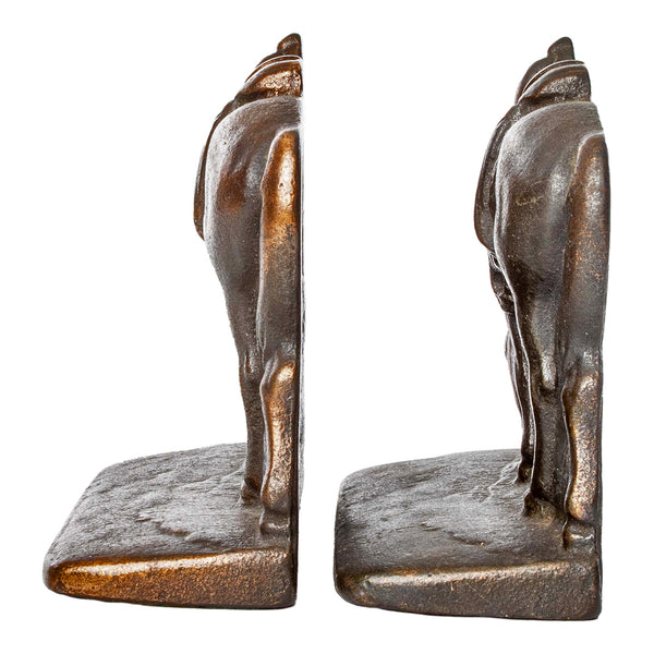 Bronze Figural Horse Bookends