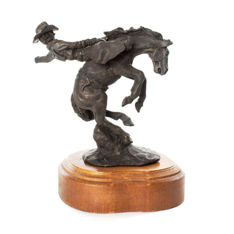 Bronze Sculpture by Mike Capser '80 with Separate Wood Base
