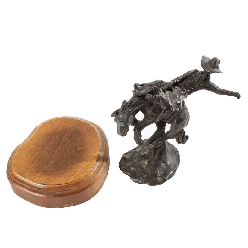 Bronze Sculpture by Mike Capser '80 with Separate Wood Base