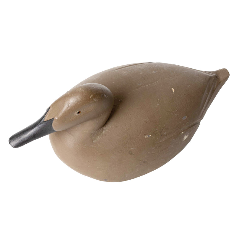 Brown Painted Duck Decoy