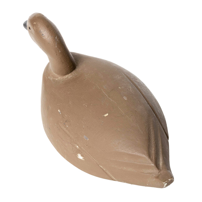 Brown Painted Duck Decoy