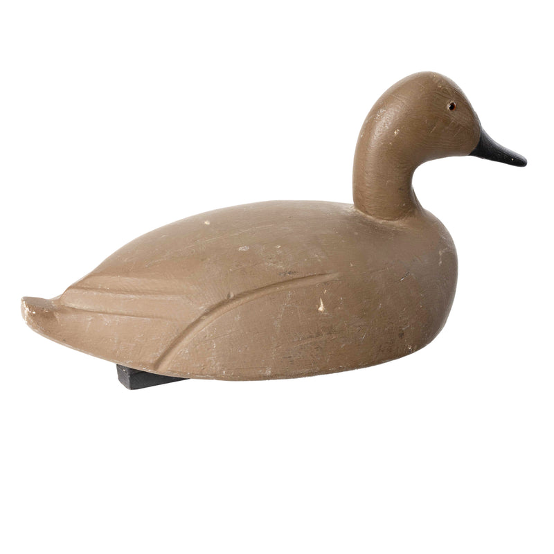 Brown Painted Duck Decoy