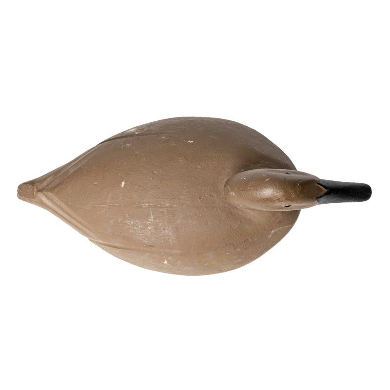 Brown Painted Duck Decoy