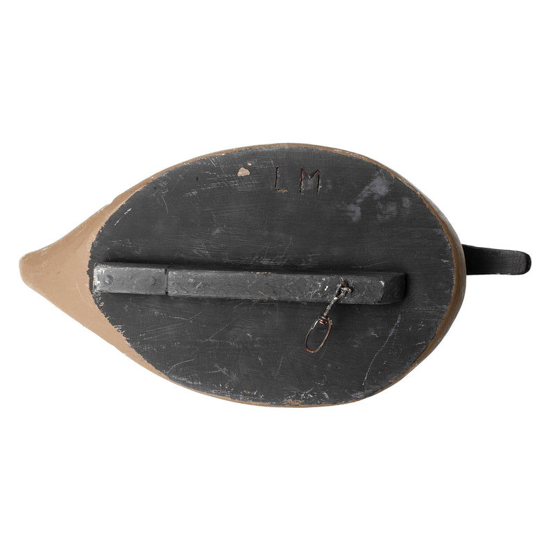 Brown Painted Duck Decoy
