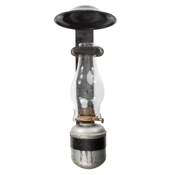 C & Ory Railroad Oil Lamp with Wall Mount Bracket