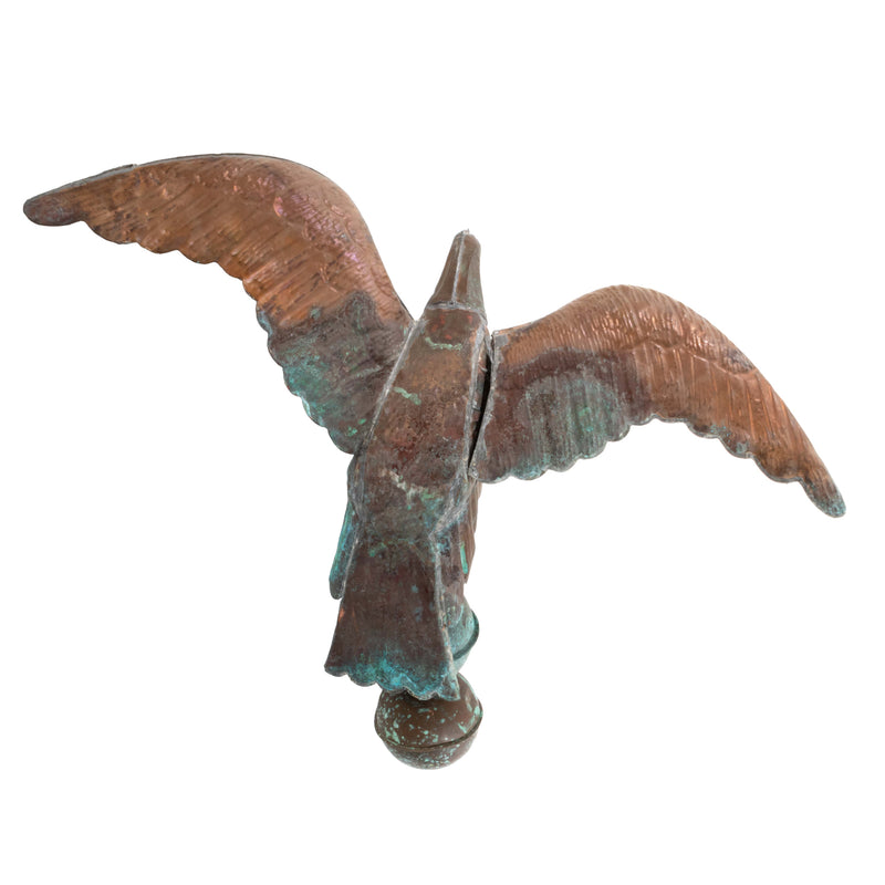 Copper Eagle Weathervane Top (As Is)