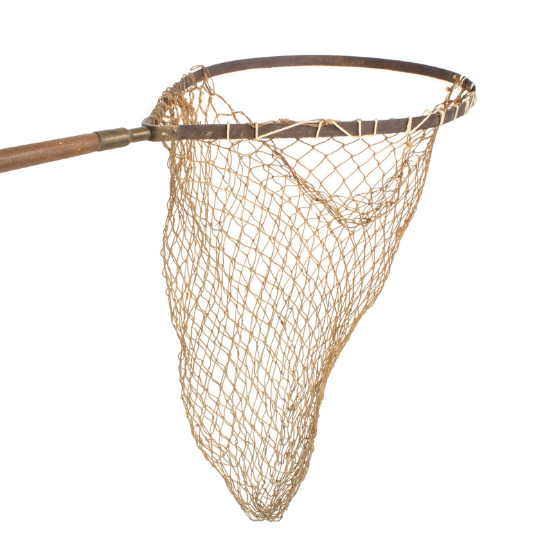 Early Fishing Net with Wood Handle