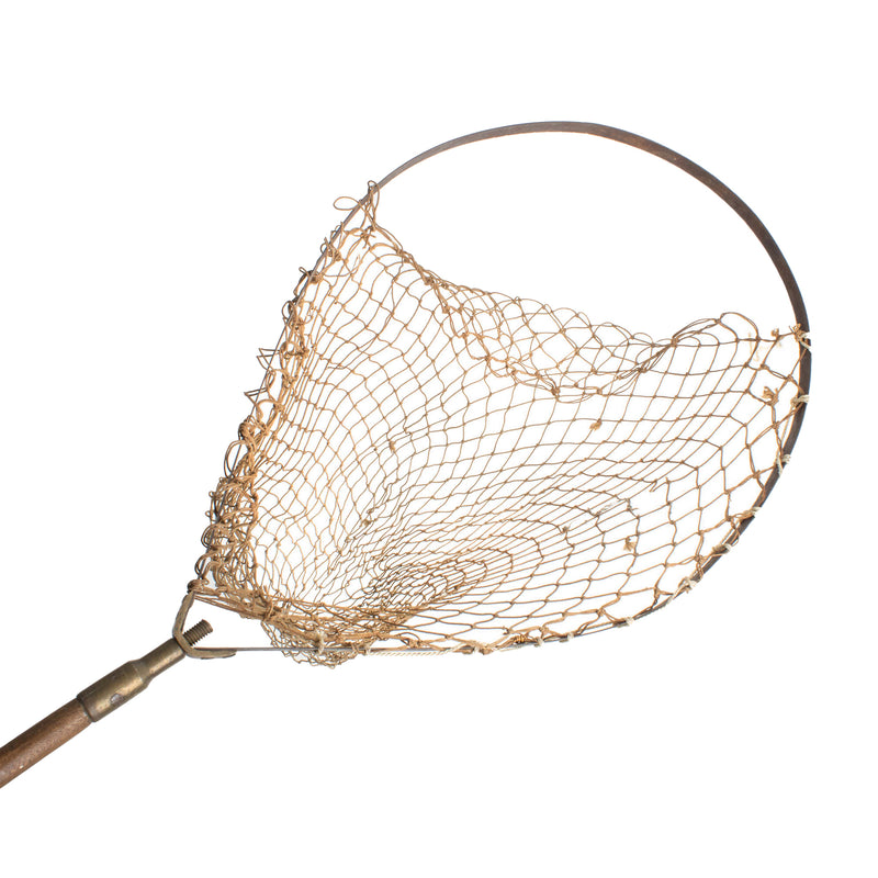 Early Fishing Net with Wood Handle
