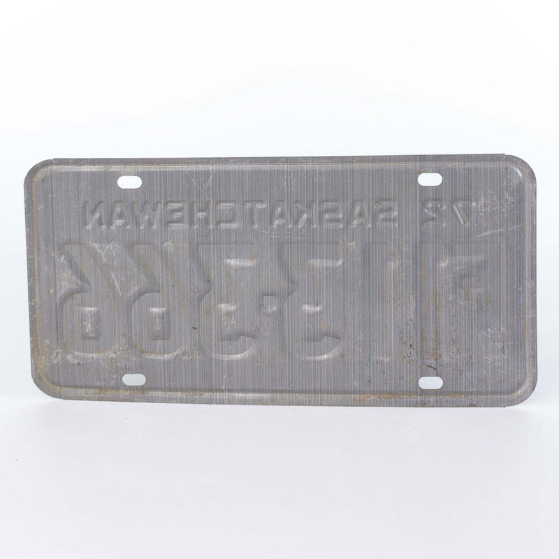 Saskatchewan 1972 Farm Licence Plate "F 113-366"