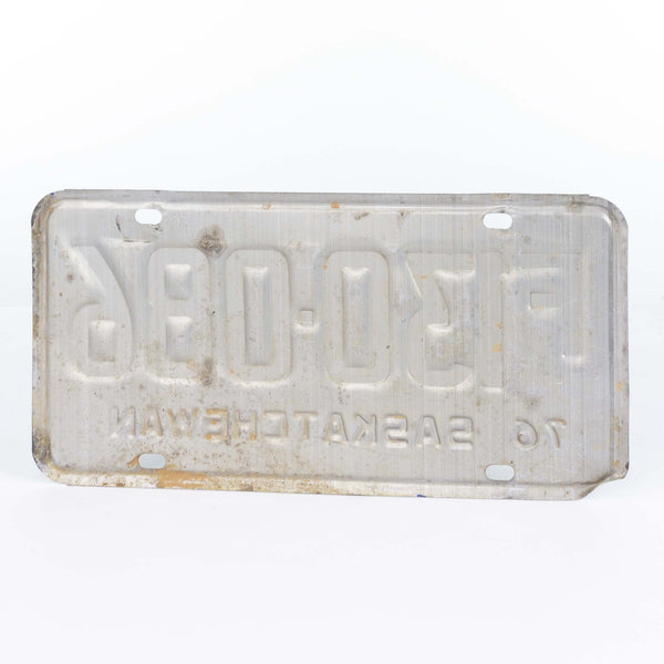 Saskatchewan 1976 License Plate