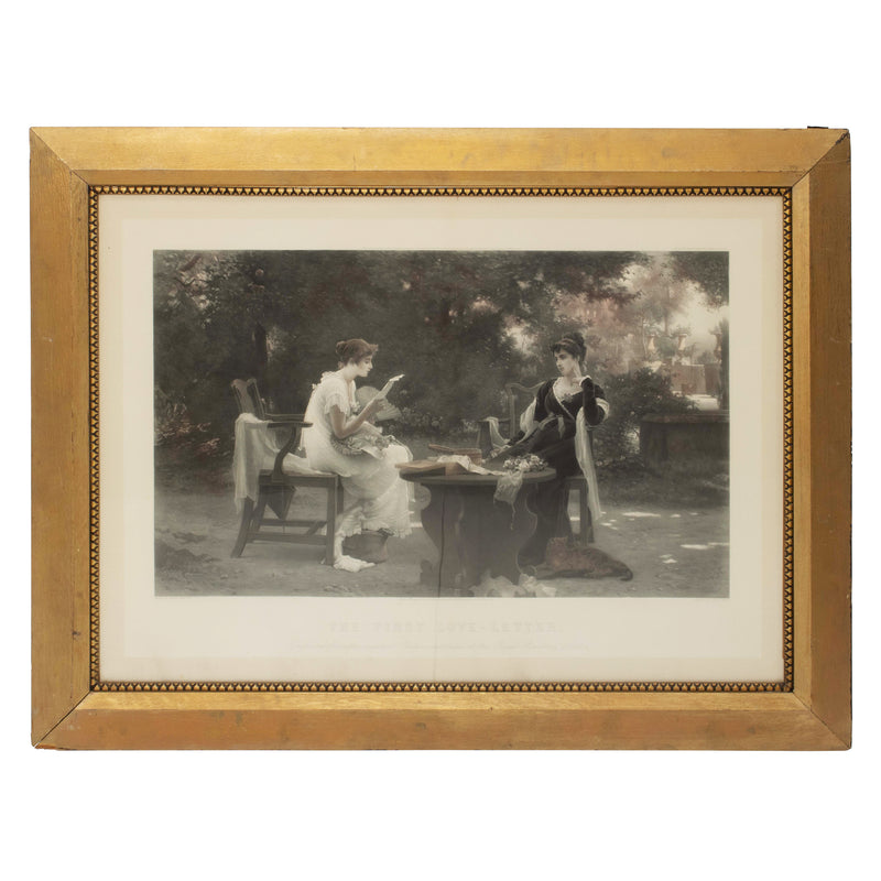 Framed Print of "The First Love Letter"