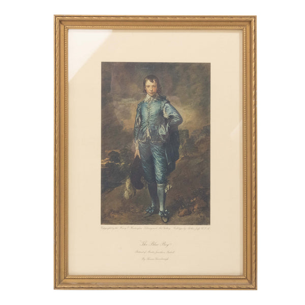 Framed Print of "The Blue Boy" by Thomas Gainsborough