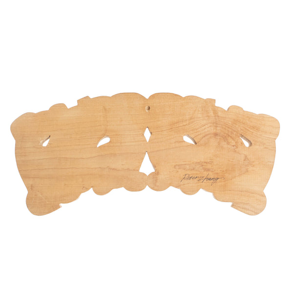Hand Carved Wood Wall Plaque