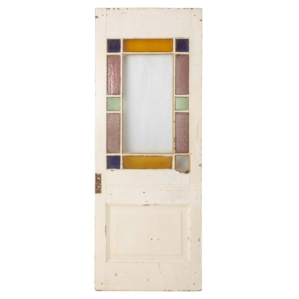 Hand Grained Stained Glass Door