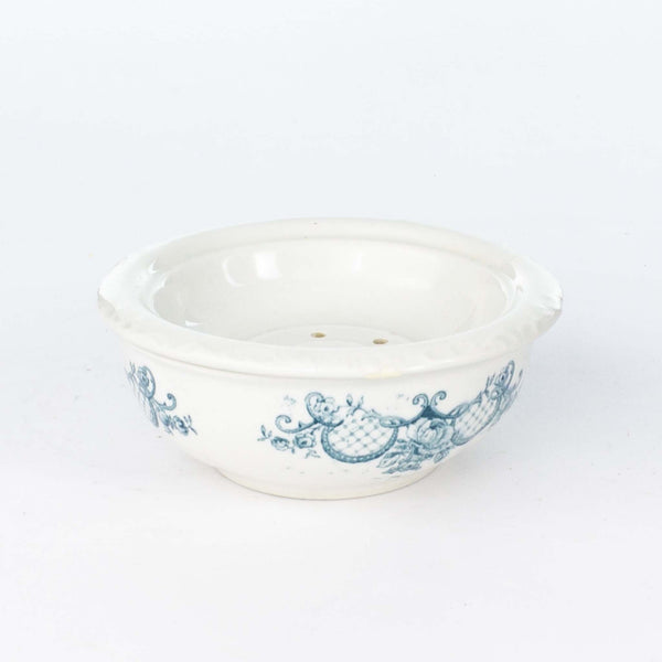 JHW & Sons 7 Pc Blue and White Porcelain Wash Basin Set